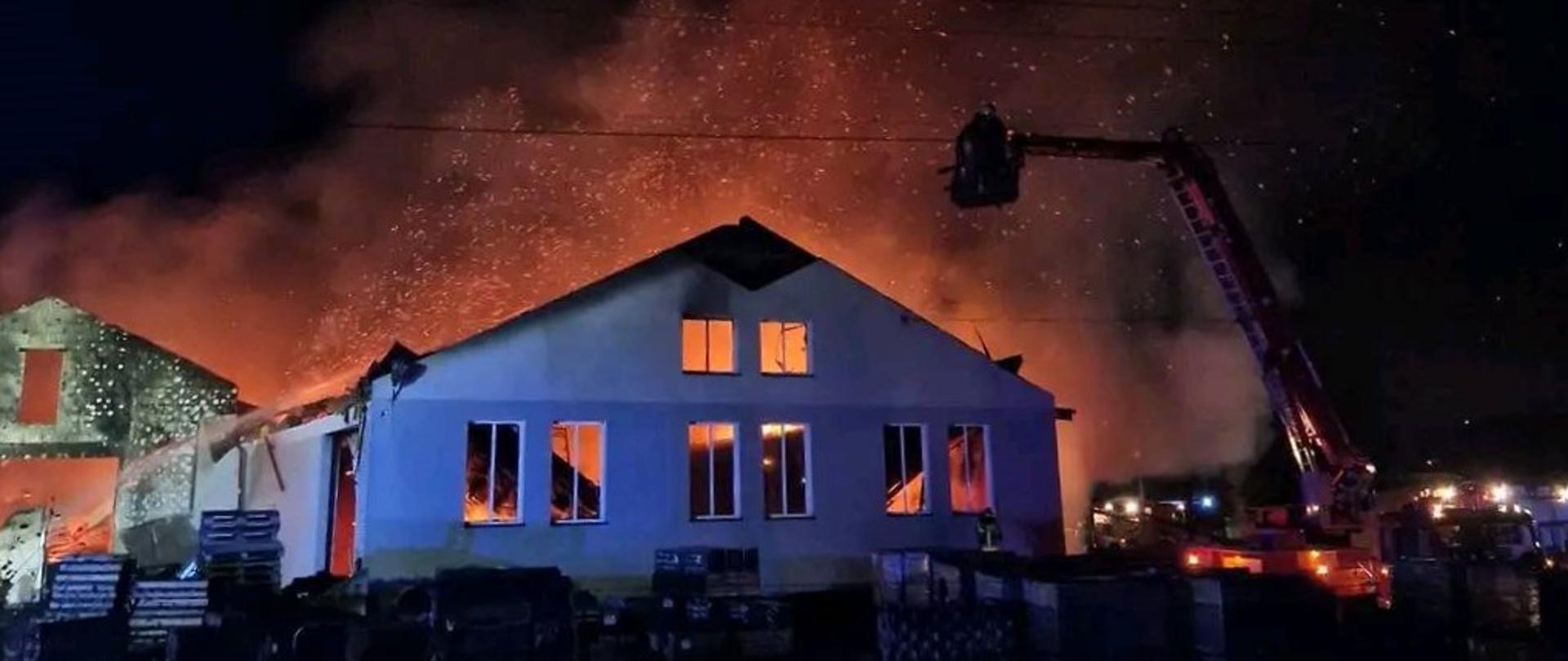 Pożar w Krzyszkowicach