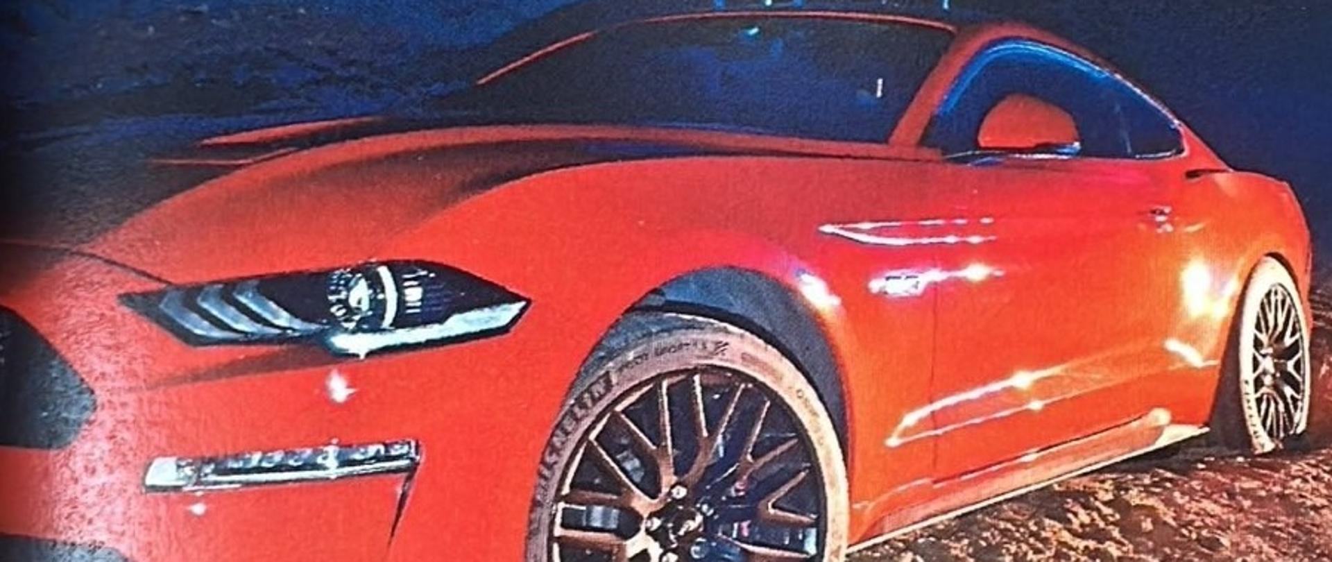 Ciechanów. Czerwonym Mustangiem za piratami drogowymi ! - zdjęcie 2