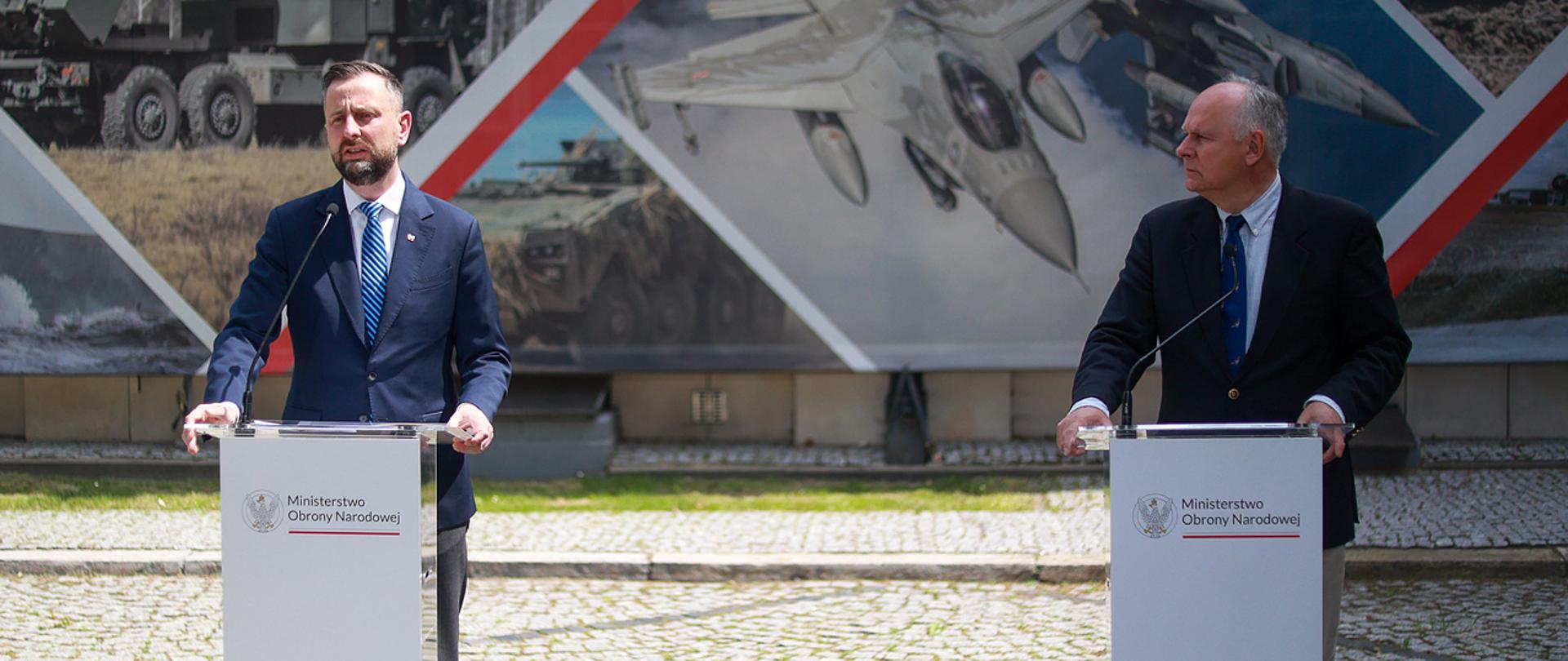 28 maja 2025 r. w siedzibie MON odbyła się konferencja prasowa Władysława Kosiniaka-Kamysza, wicepremiera - ministra obrony narodowej.
Fot. Krzysztof Niedziela/MON