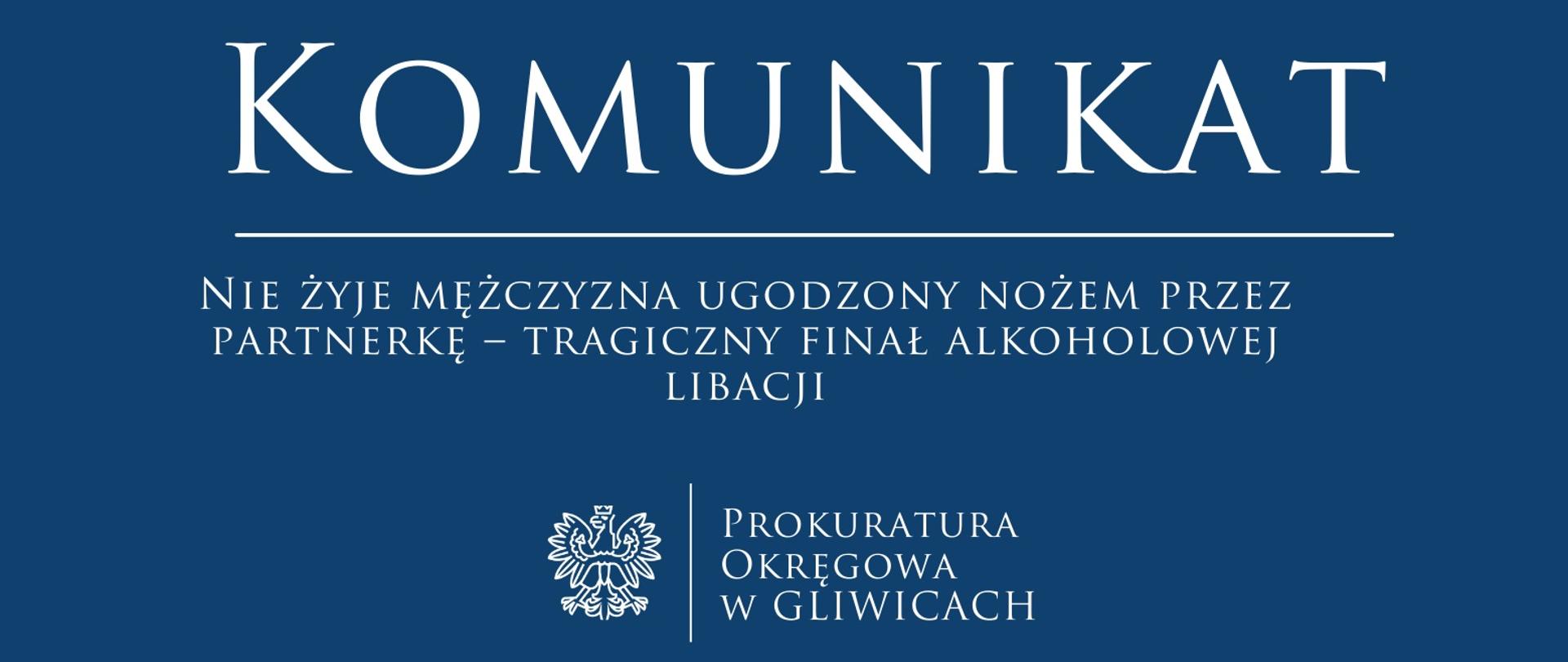 Nie żyje mężczyzna ugodzony nożem przez partnerkę – tragiczny finał alkoholowej libacji
