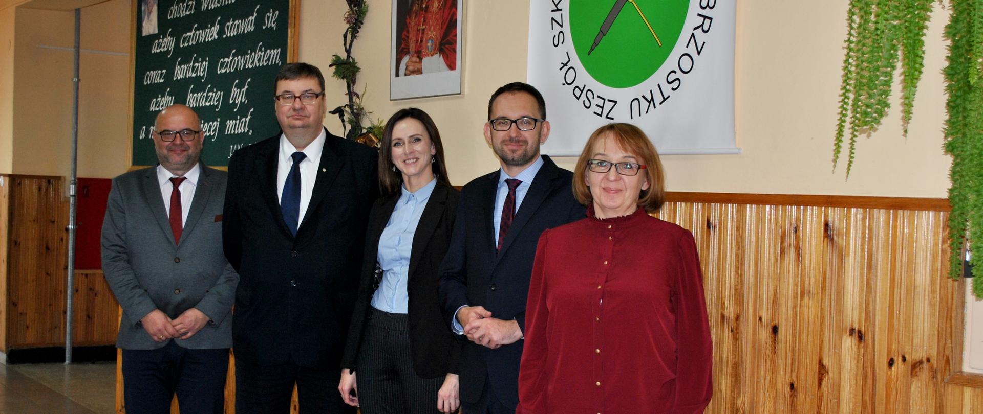 Wiceminister Sz. Giżyński podczas wizyty w Brzostku 