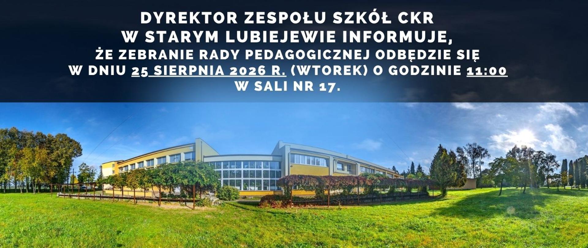Informacja o zebraniu RP