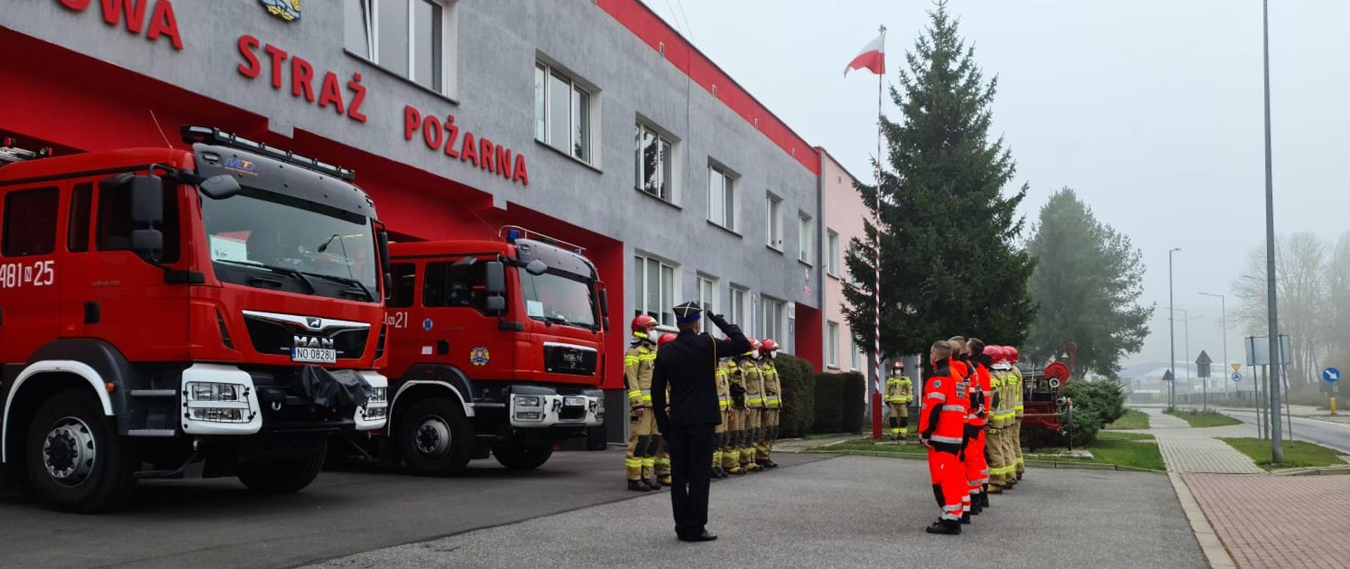 Uroczysta zmiana służby