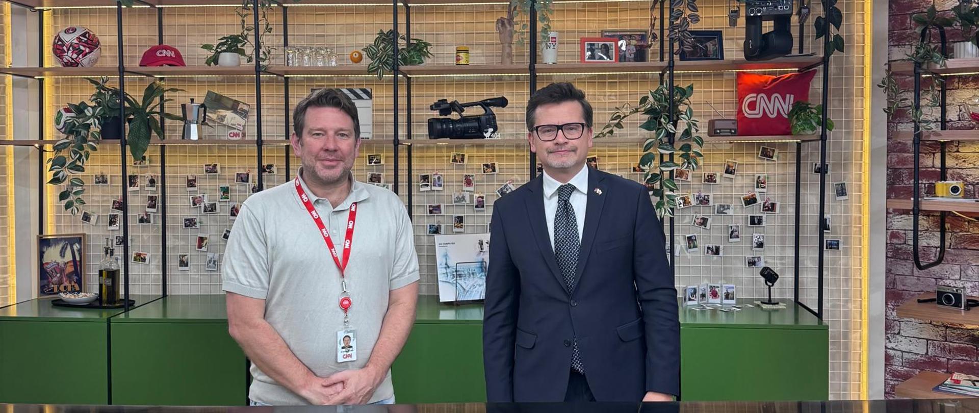 Wizyta w CNN w Dosze 