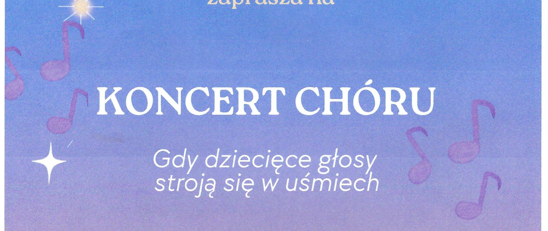 koncert chóru 