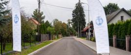 Otwarcie ulicy Wiejskiej w Oliszkach (gm. Choroszcz)