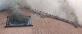 Pożar budynku mieszkalnego w m. Pniewo-Czeruchy