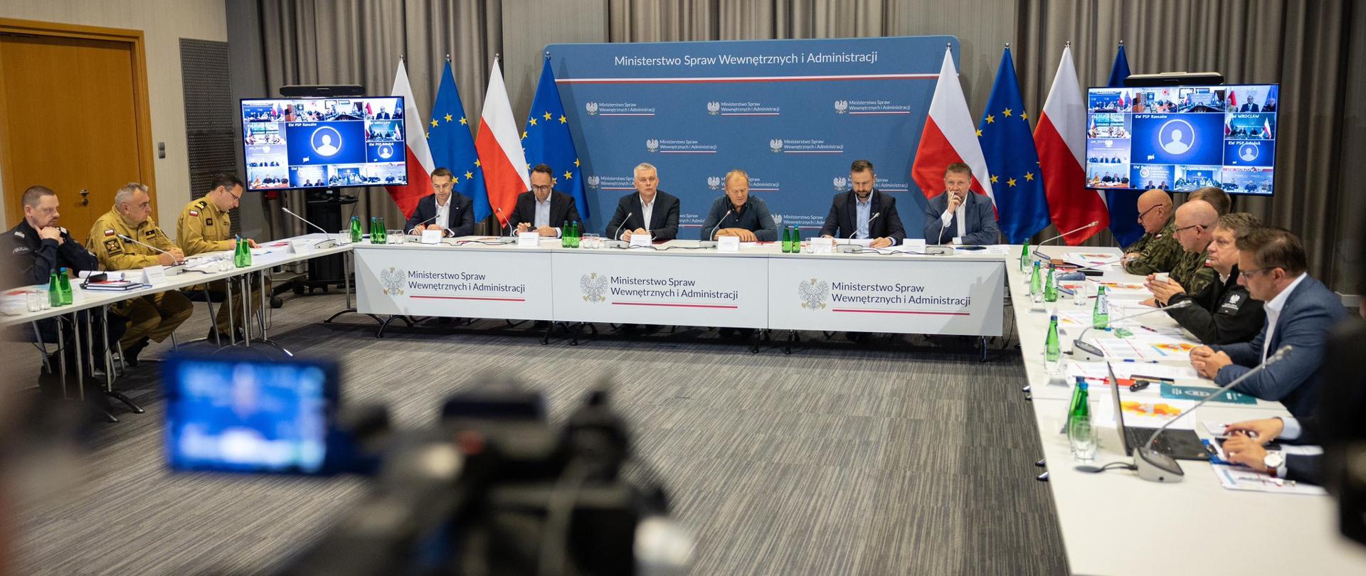 Posiedzenie Rządowego Zespołu Zarządzania Kryzysowego