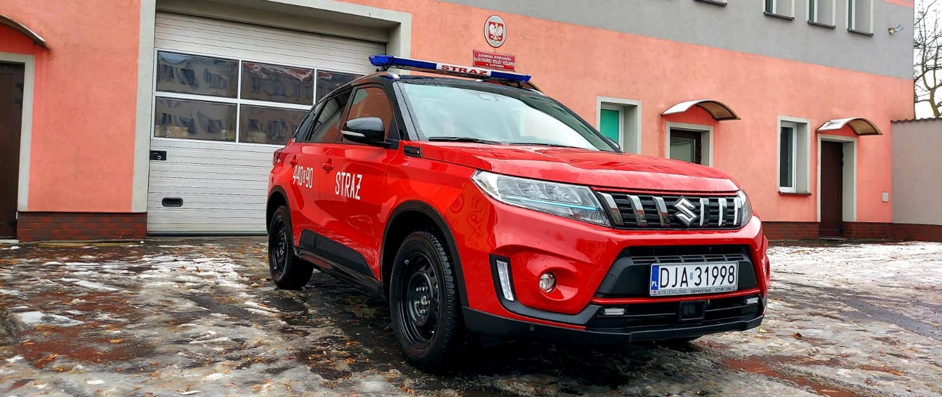 Obraz przedstawia nowy samochód operacyjny