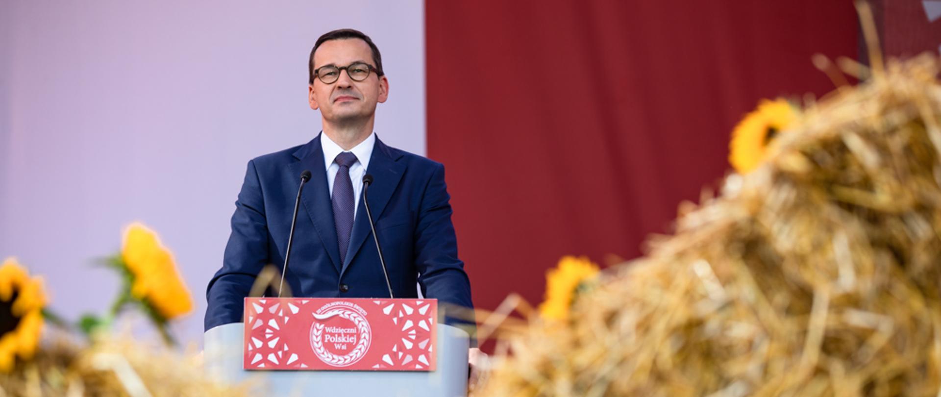 Przemówienie premiera.