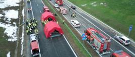 Ćwiczenia służb ratunkowych i GDDKiA na S5 Ornowo - Wirwajdy