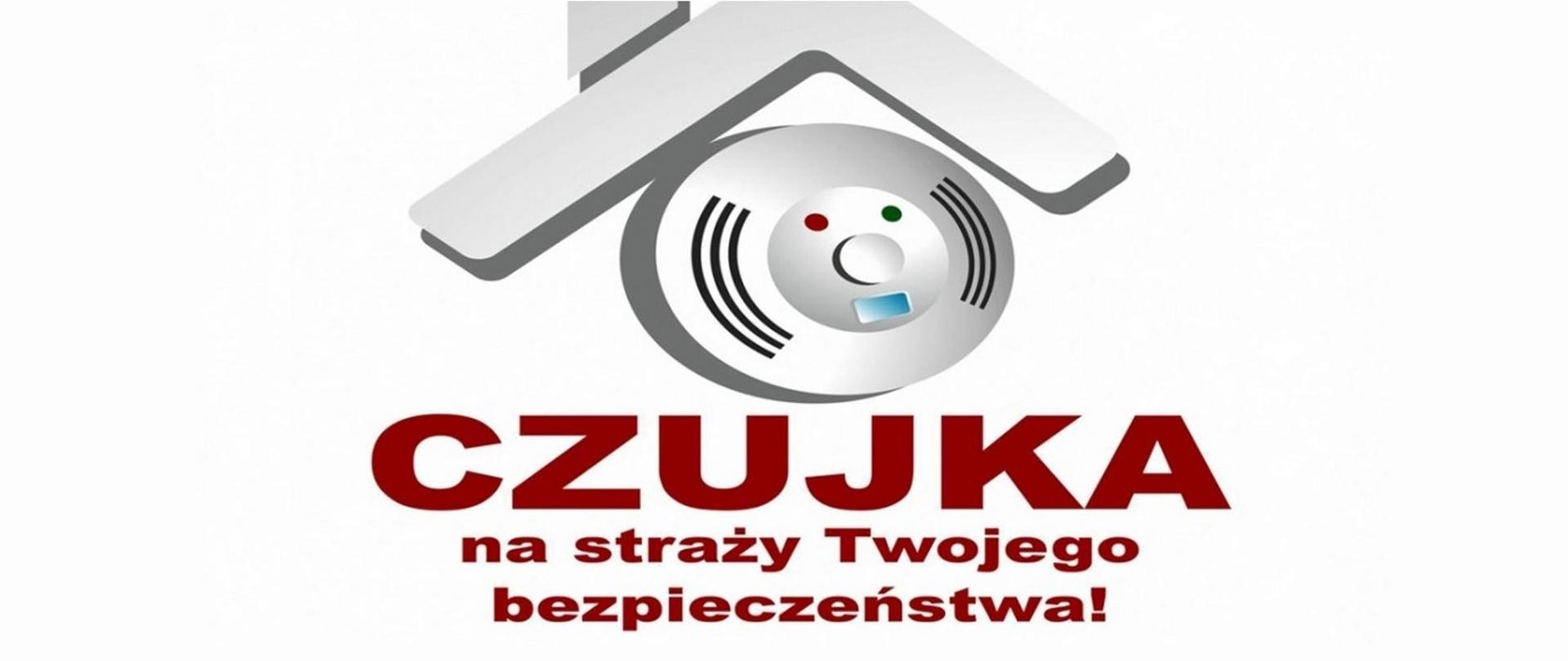 Zdjęcia przedstawia logo kampanii Czujka na straży Twojego bezpieczeństwa!