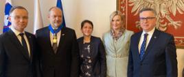Prezydenta RP Andrzej Duda wręczył osobom zasłużonym dla budowania relacji polsko-słoweńskich wysokie odznaczenia państwowe