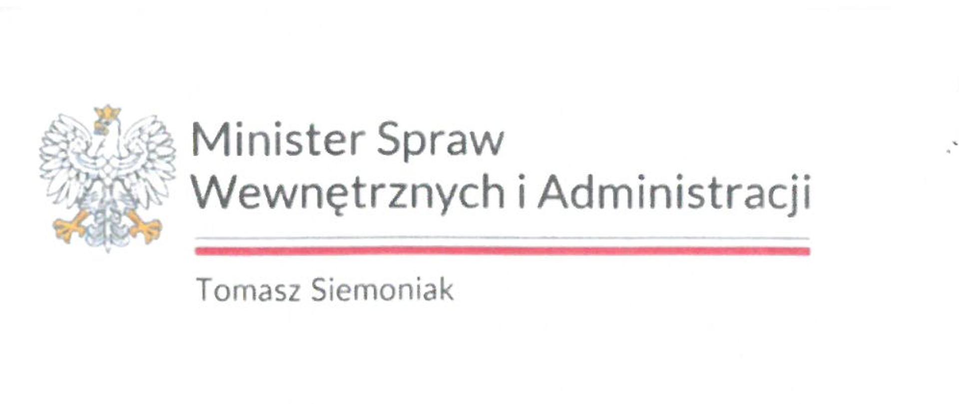 Życzenia Ministra Spraw Wewnętrznych i Administracji z okazji Dnia Strażaka
