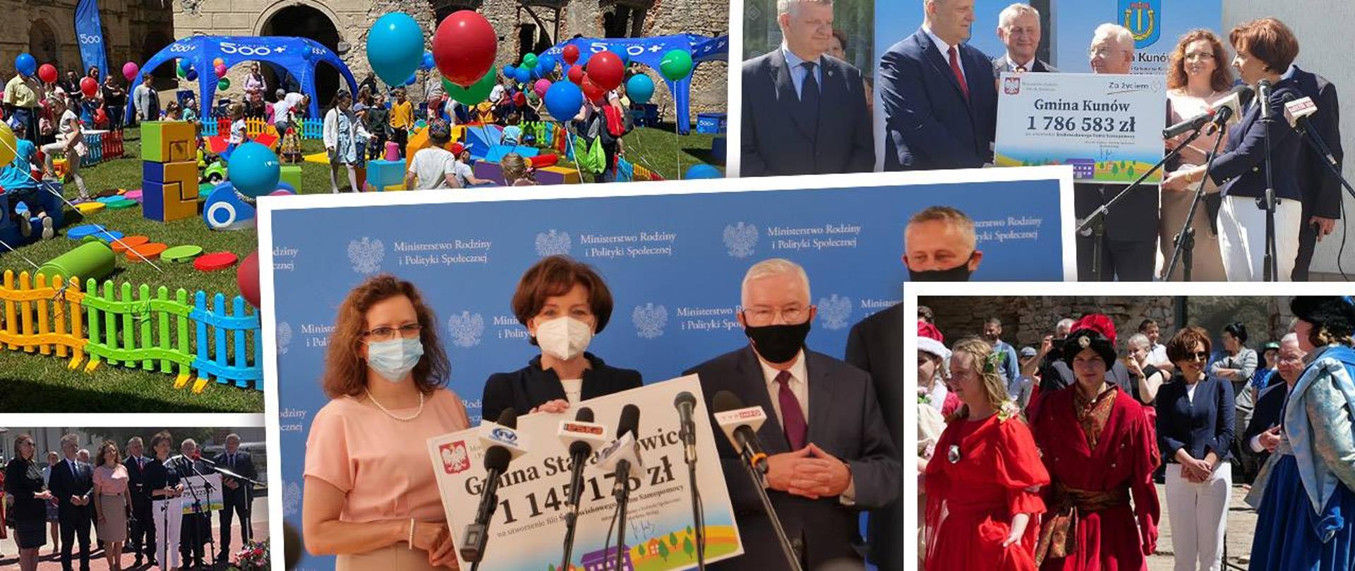 Wizyta minister Marleny Maląg w województwie Świętokrzyskim 