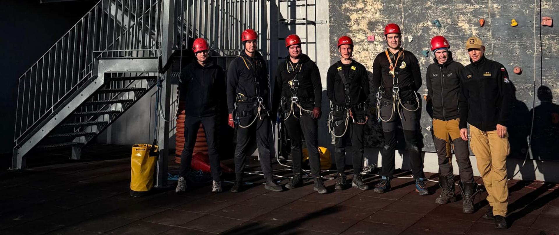 Szkolenie specjalistyczne młodszych ratowników wysokościowych KSRG