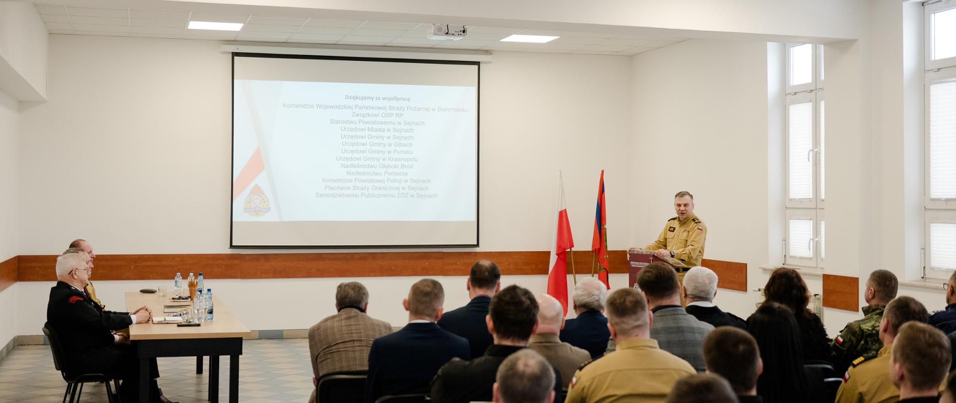 narada roczna związana z podsumowaniem działalności ochrony przeciwpożarowej na terenie powiatu sejneńskiego za 2025 rok