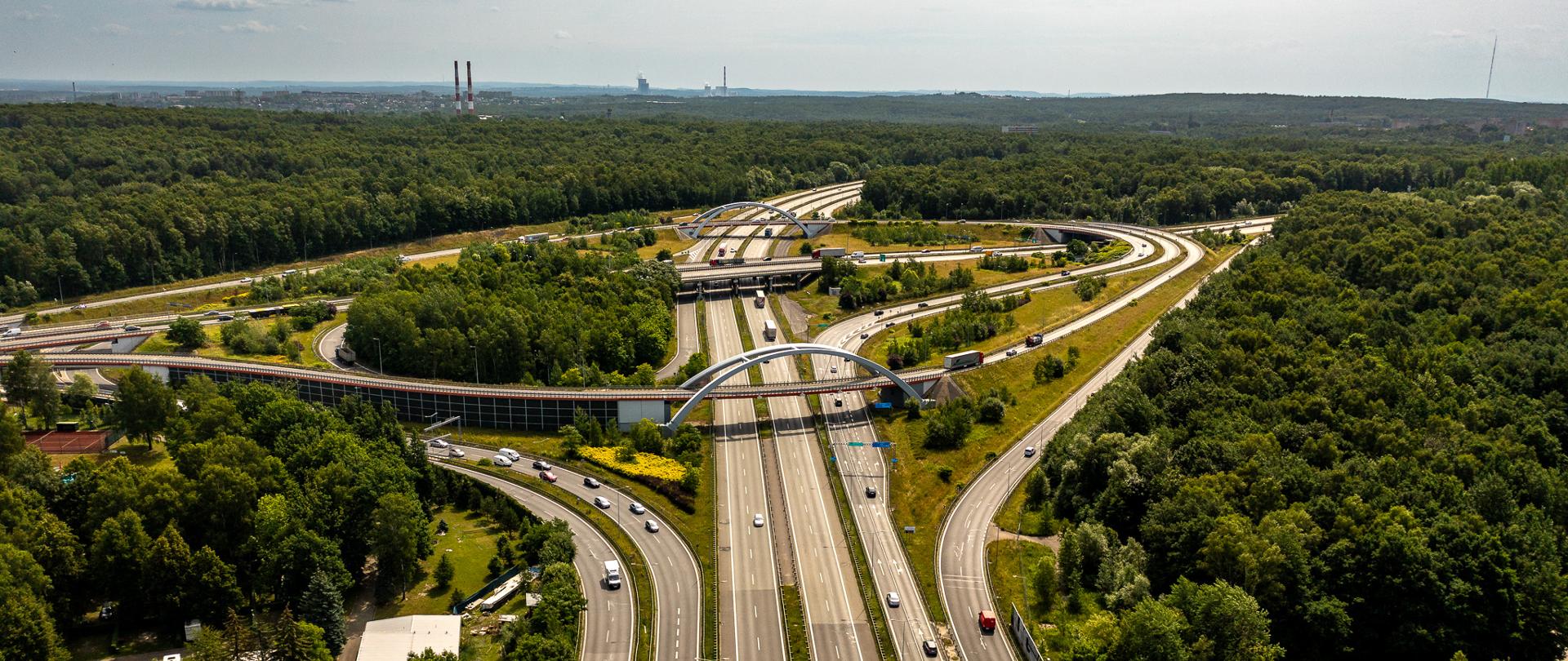 A4 węzeł Murckowska w Katowicach
