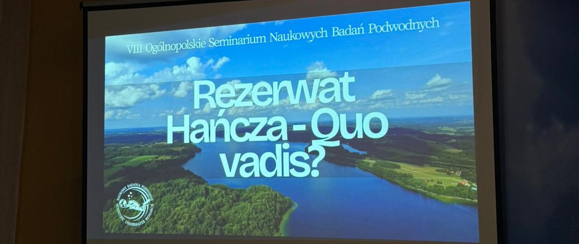 Panel dyskusyjny w ramach VIII Ogólnopolskiego Seminarium Naukowych Badań Podwodnych