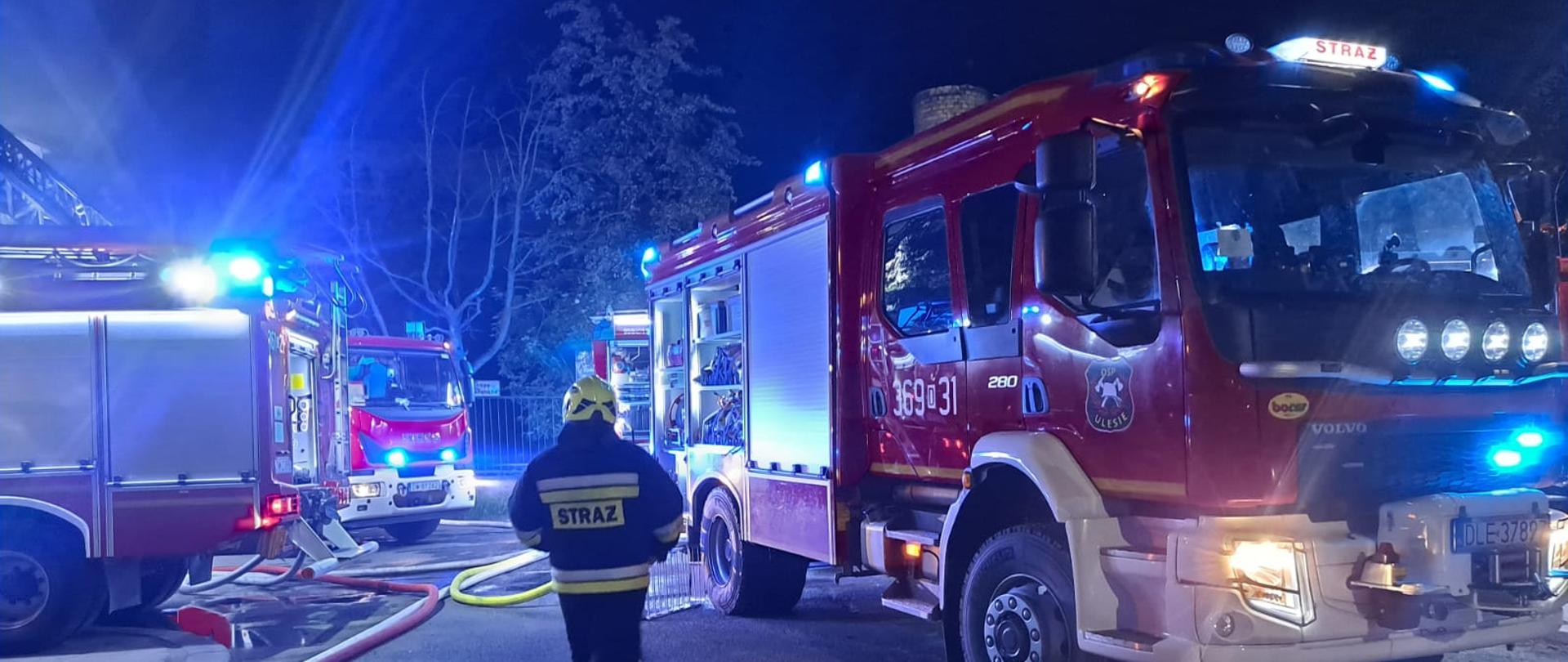 Pożar szpitala na ul. Chojnowskiej w Legnicy
