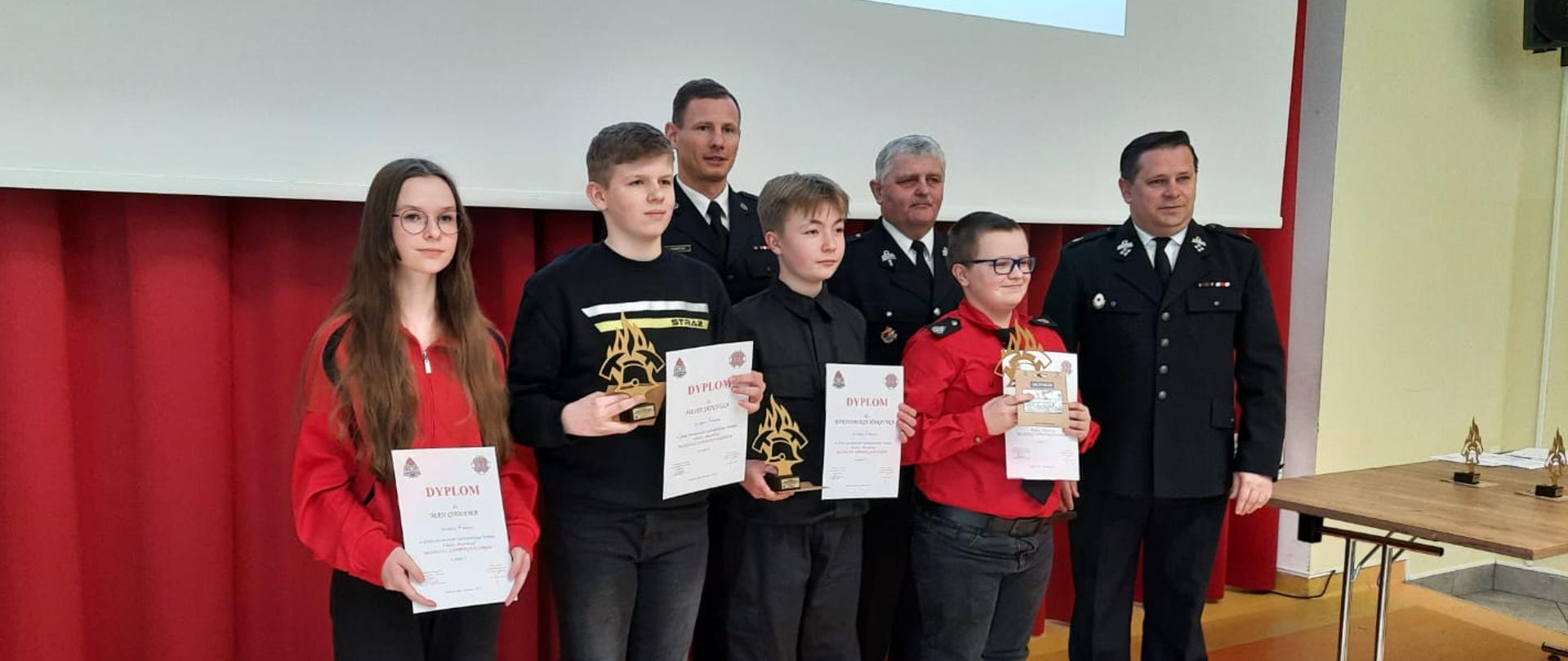 Eliminacje powiatowe Ogólnopolskiego Turnieju Wiedzy Pożarniczej - "Młodzież zapobiega pożarom" w 2023 r.