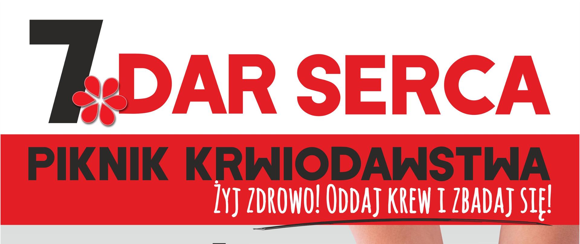 Plakat na okoliczność Pikniku krwiodawstwa 