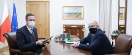 Minister Zbigniew Rau meets with chief of Lithuanian diplomacy