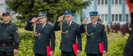 Pożegnanie strażaków odchodzących na zaopatrzenie emerytalne (29.06.2022r.)