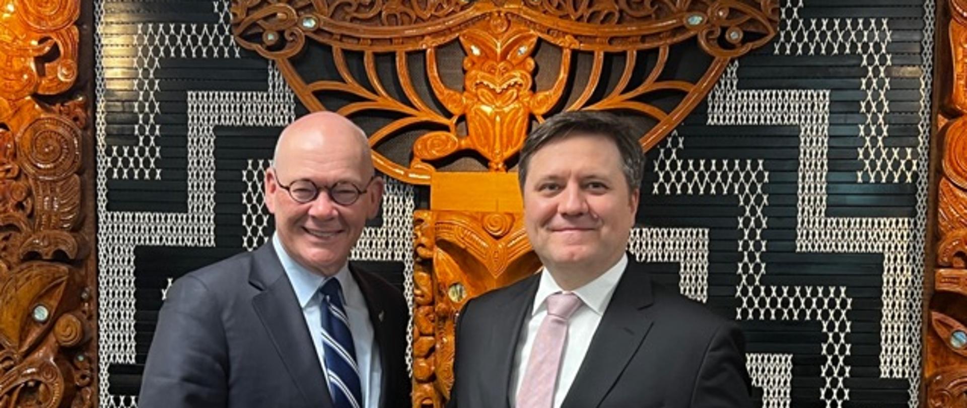 Deputy Minister Wojciech Gerwel during his visit to Australia, New Zealand and Papua New Guinea