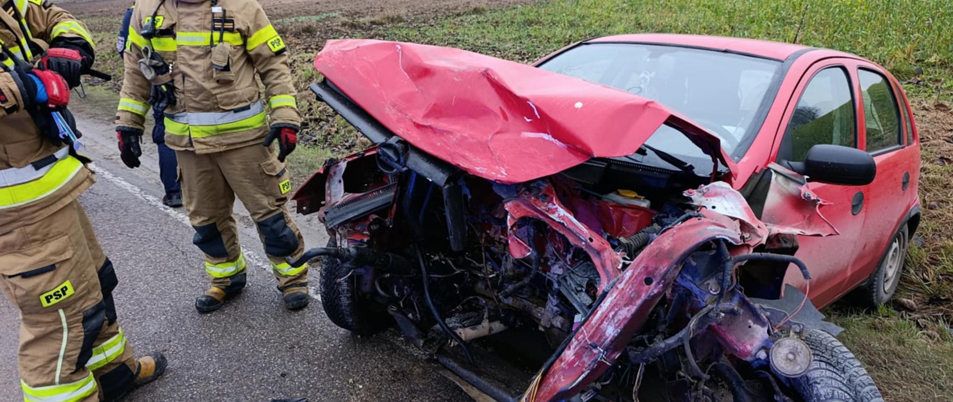 Wypadek dk 19, miejscowość Laskowszczyzna