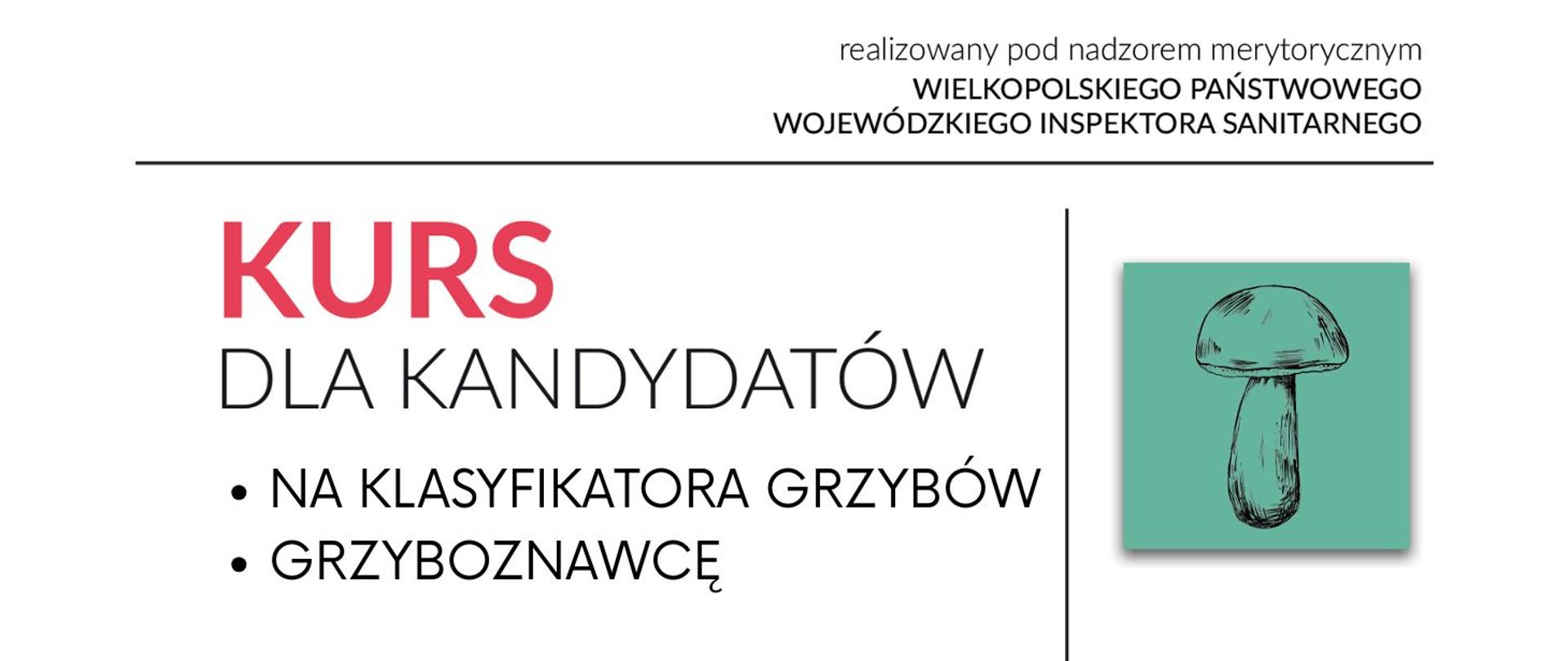NA KLASYFIKATORA GRZYBÓW GRZYBOZNAWCĘ
