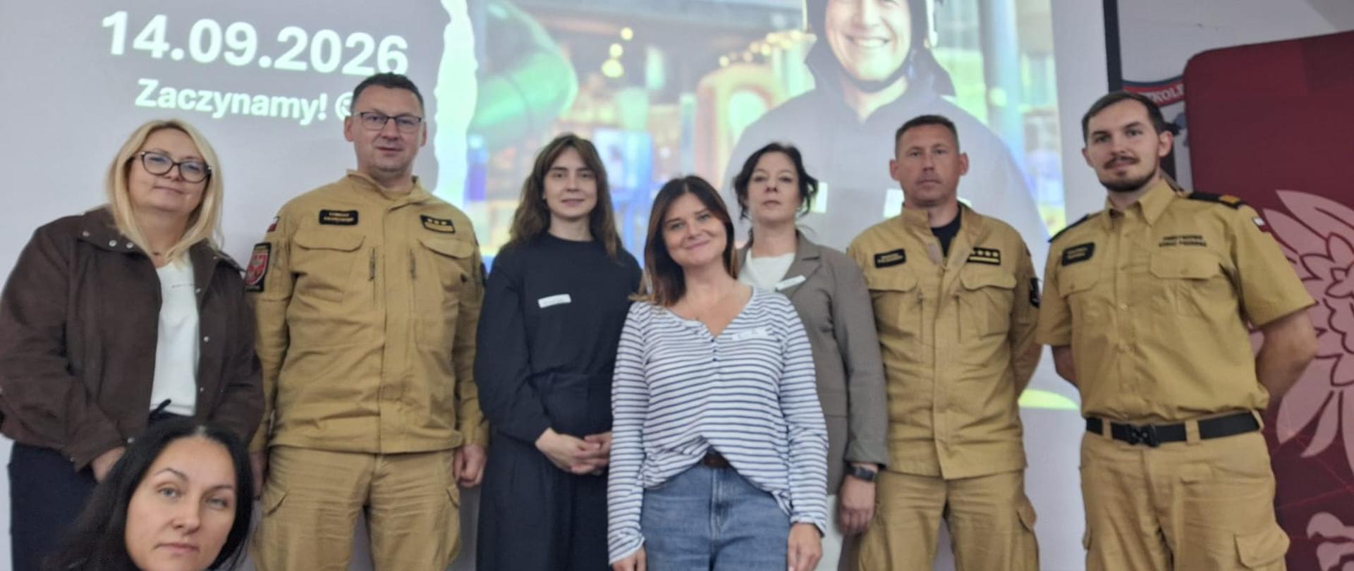 Na zdjęciu uczestnicy warsztatów