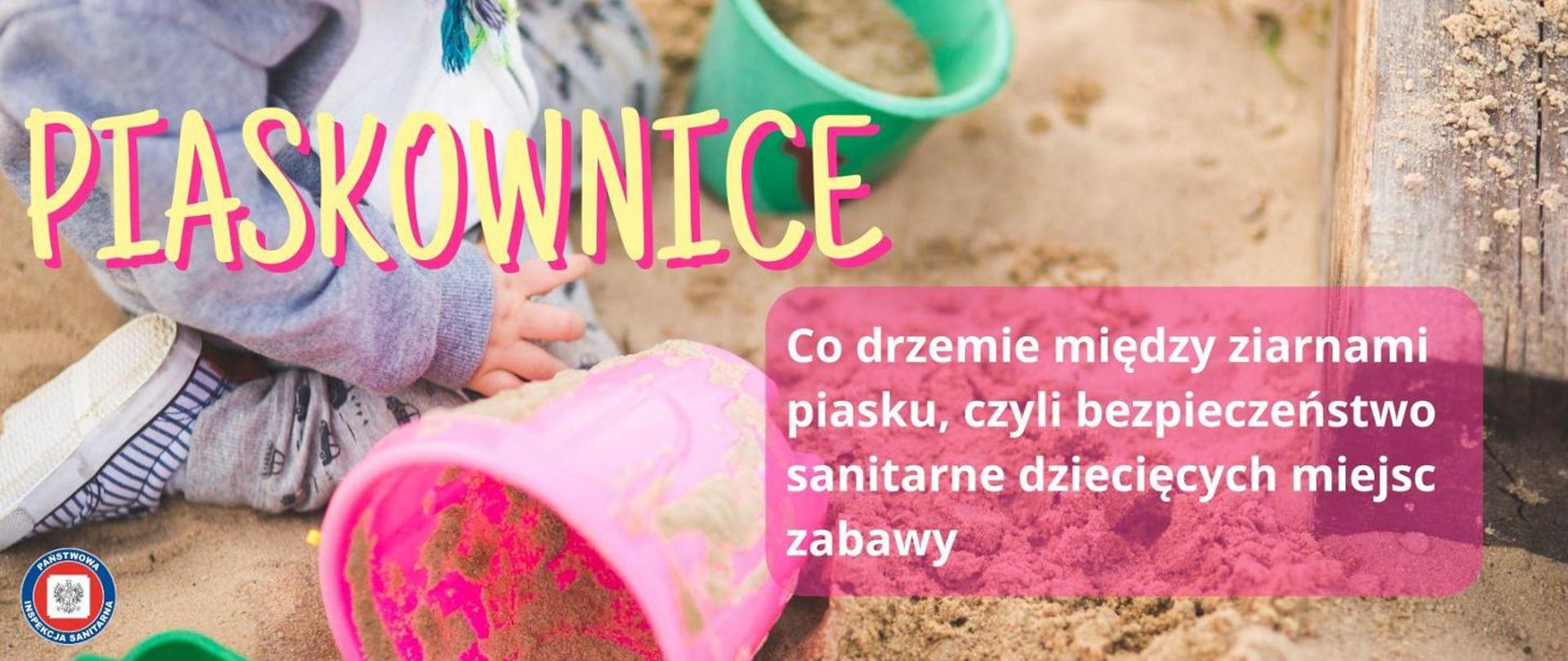 Piaskownice infografika