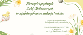 Życzenia z okazji Świąt Wielkanocnych