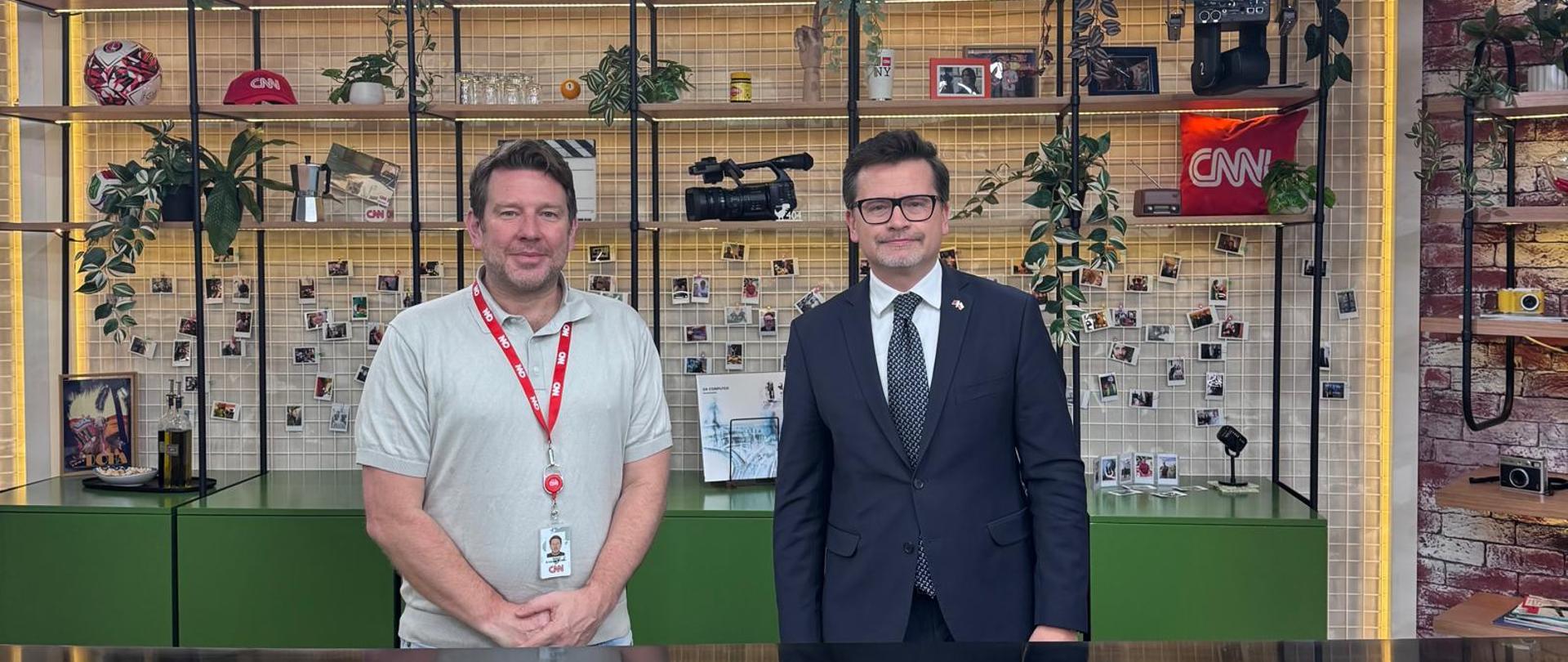 Ambassador Visits CNN Creators Studio in Doha