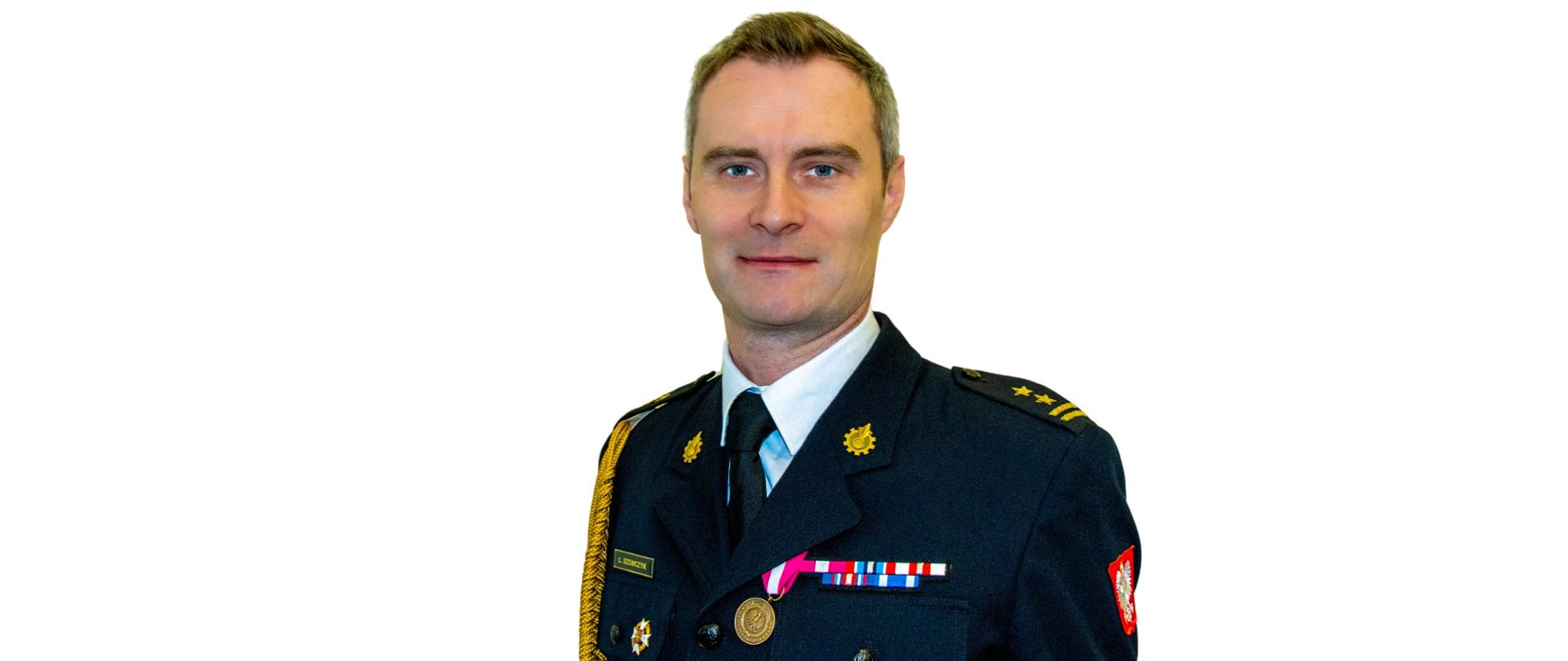 zdjęcie II zastępcy komendanta miejskiego PSP w Krakowie.