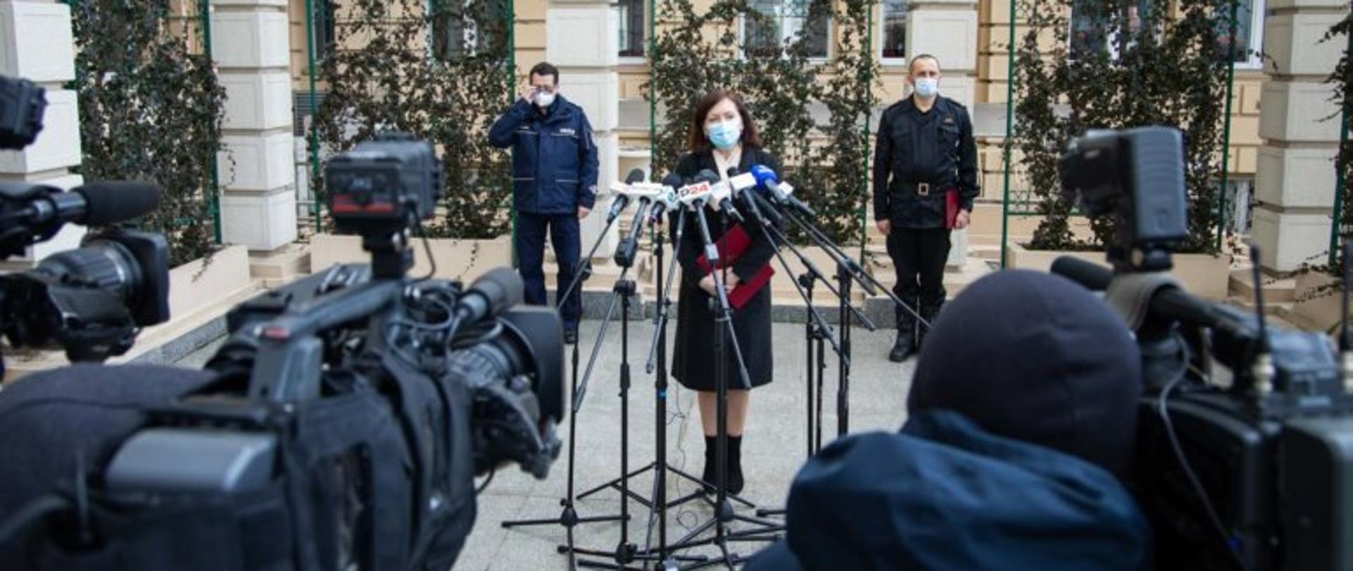 Konferencja prasowa wojewody