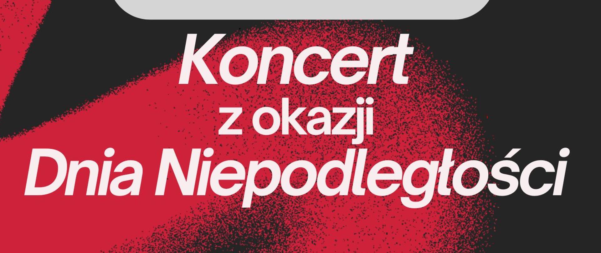 Plakat utrzymany jest w tonacji czerwieni, bieli i czerni, nawiązującej do barw narodowych. Na środku kompozycji znajduje się duże serce w biało-czerwonych barwach, z którego wyłaniają się napisy informujące o koncercie z okazji Dnia Niepodległości. U góry widnieje logo i nazwa Państwowej Szkoły Muzycznej w Kędzierzynie-Koźlu, a poniżej — data, godzina i program wydarzenia z czytelnym, kontrastowym układem tekstu.