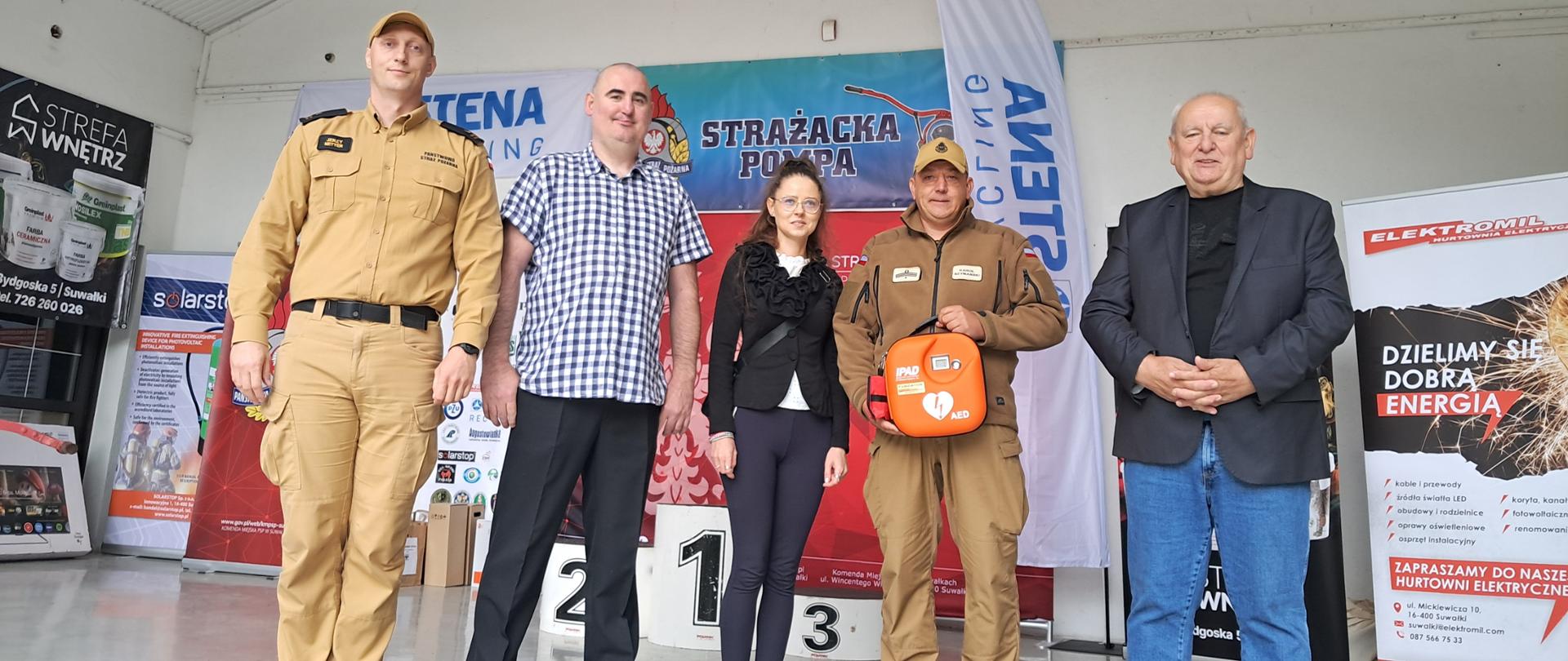 Przekazanie sprzętu AED