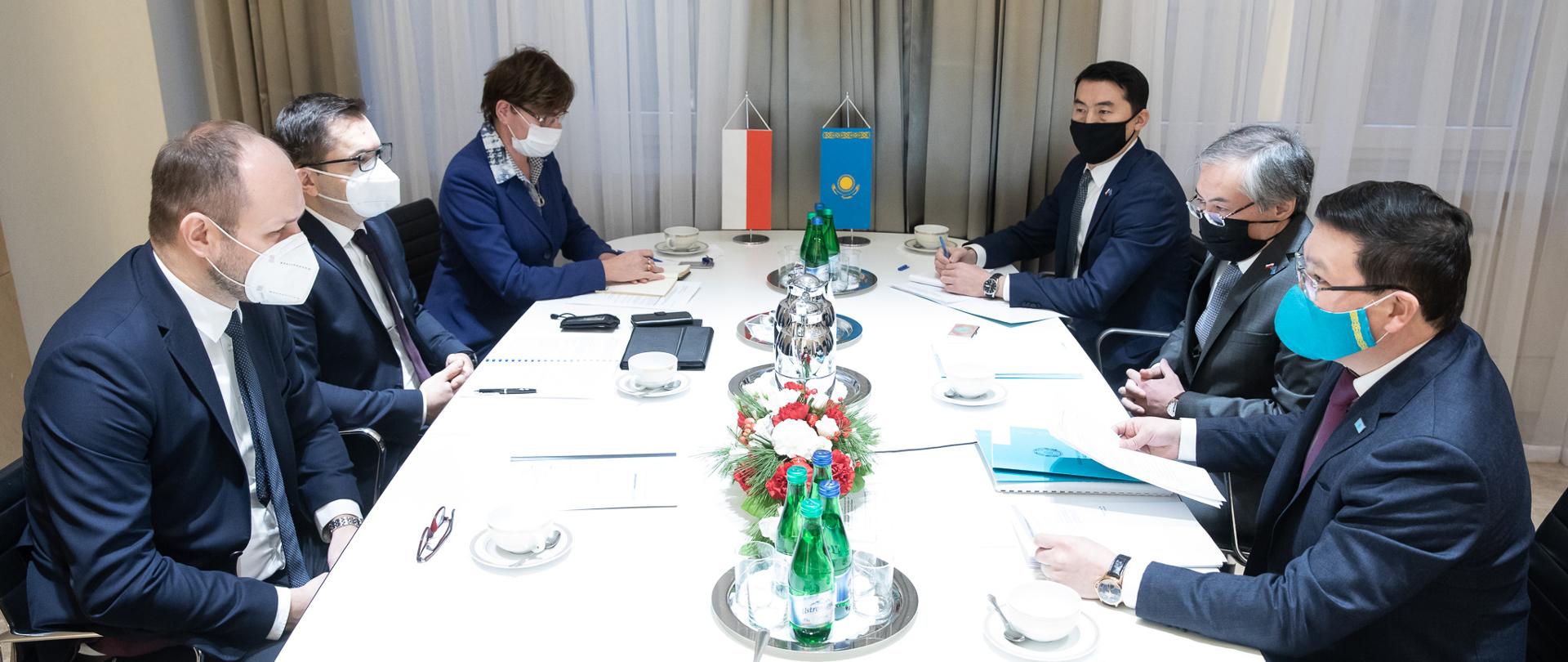 2020.12.08 Warszawa . Minister Marcin Przydacz . Konsultacje Kazachstan .
Fot. Tymon Markowski / MSZ