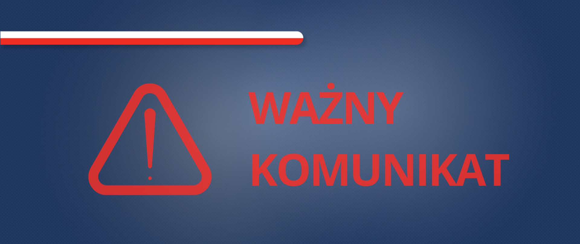 ważny komunikat