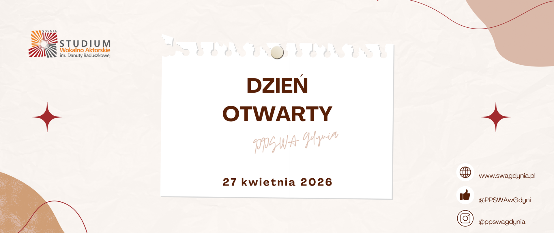 na jasnym tle napis Dzien Otwarty 27 kwietnia 2026