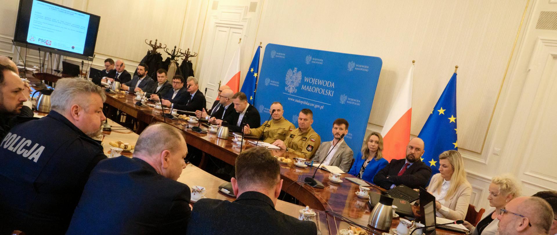 Spotkanie w MUW w sprawie zapadlisk w pow. chrzanowskim