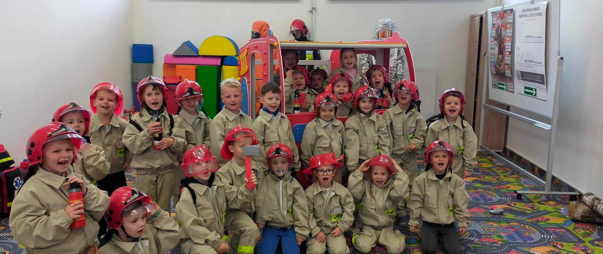 Kwietniowe odwiedziny w Sali Mały Strażak KP PSP Milicz