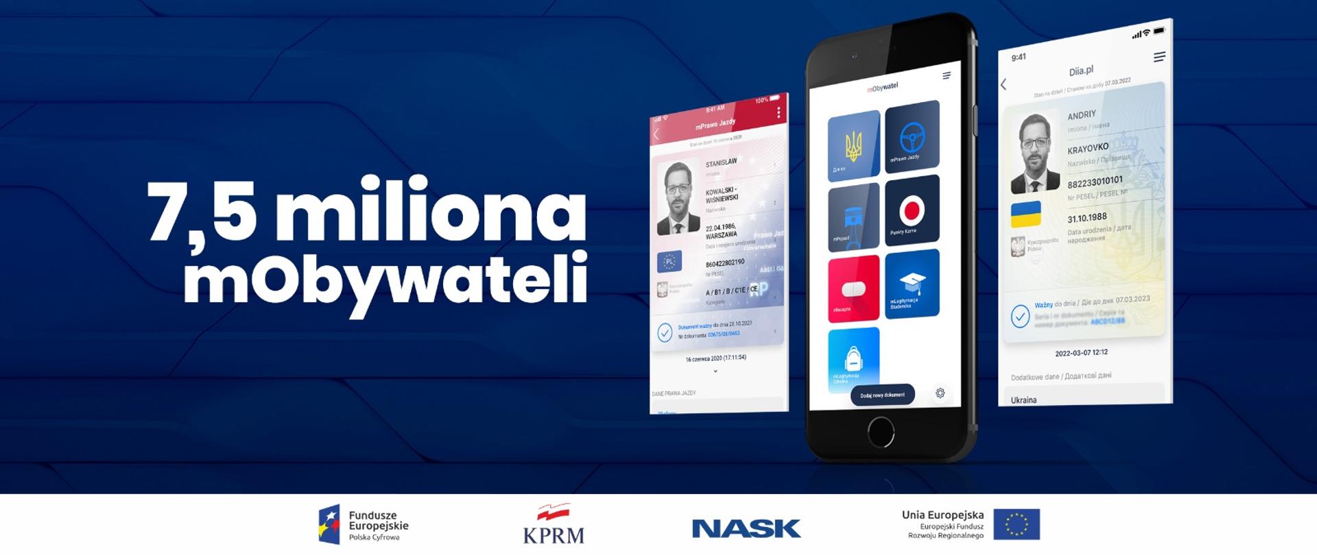 7,5 miliona mObywateli