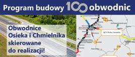 Obwodnice Osieka i Chmielnika skierowane do realizacji - infografika