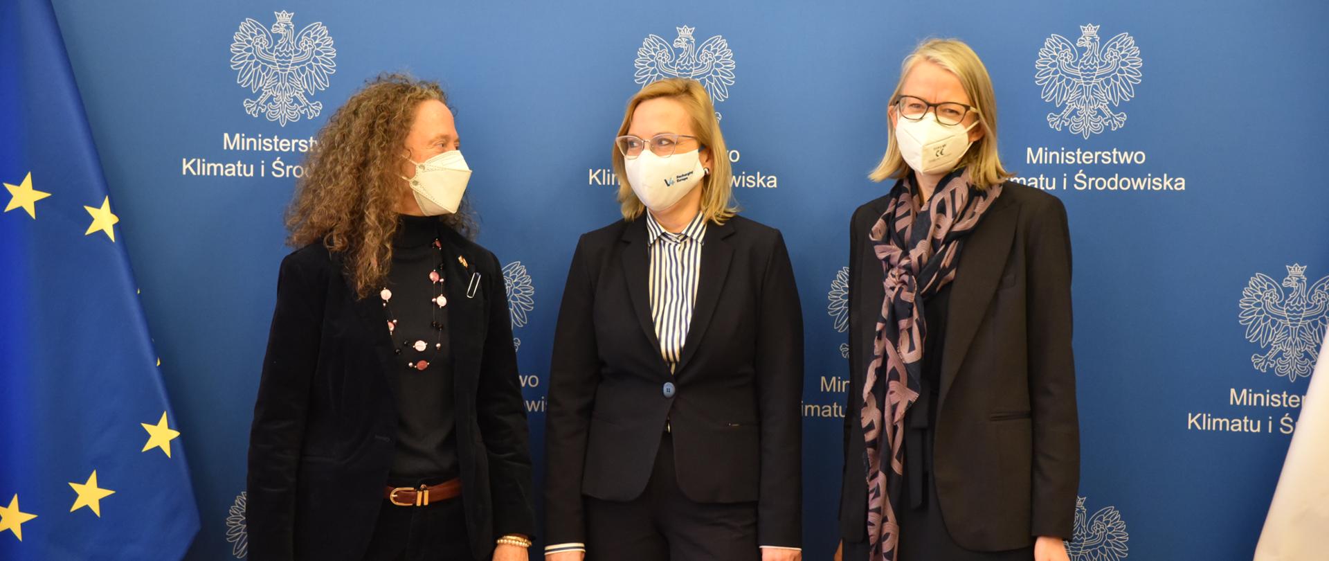 Minister Anna Moskwa z Ambasadorkami Wielkiej Brytanii i Kanady