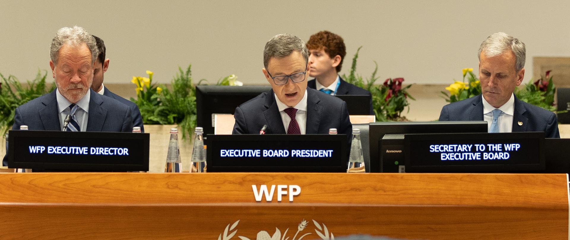 Ambasador Artur Pollok Prezydentem Rady Zarządzającej WFP