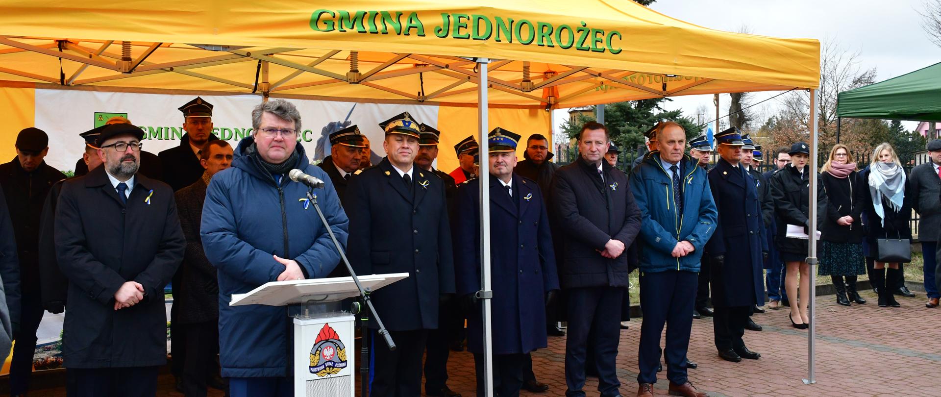 Uroczystość wręczenia promes dla jednostek OSP.