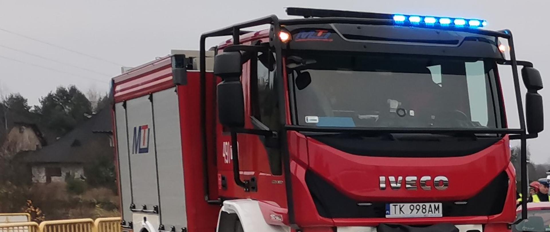 Zdjęcie poglądowe wozu pożarniczego